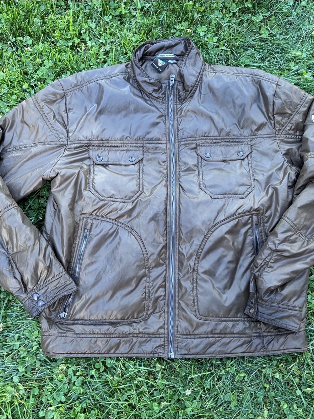 Kuhl Men's Brown Lightweight Zip-Up Field Jacket